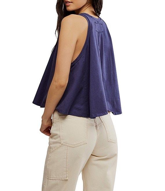 Free People We The Free Hialeah Scoop Neck Sleeveless Flowy Tee Product Image