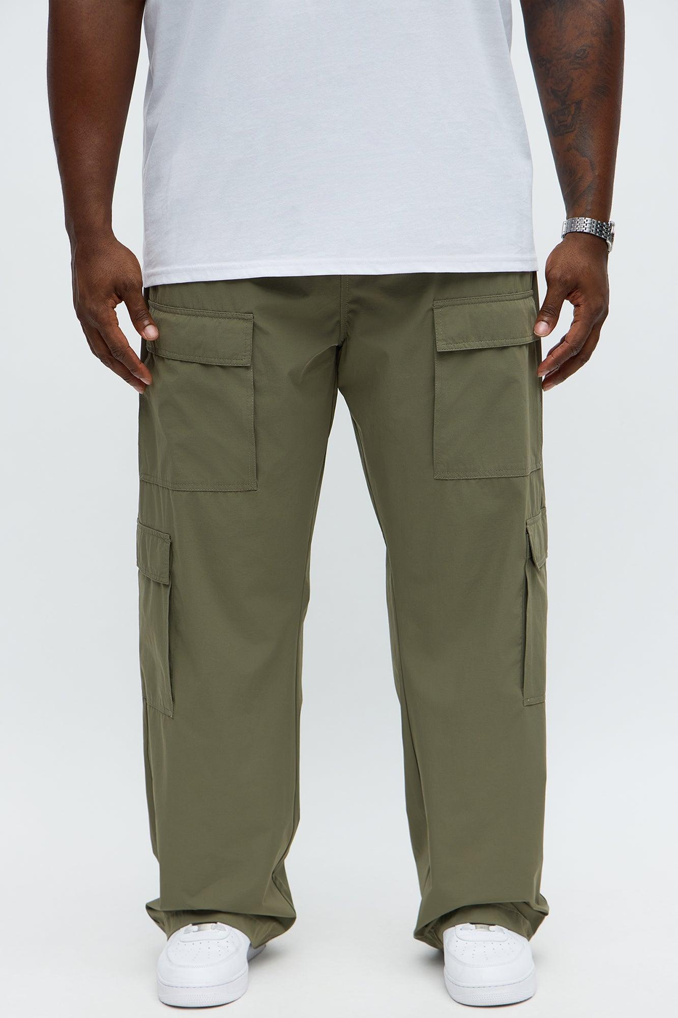 Straight Many Phases Cargo Pants - Olive Male Product Image