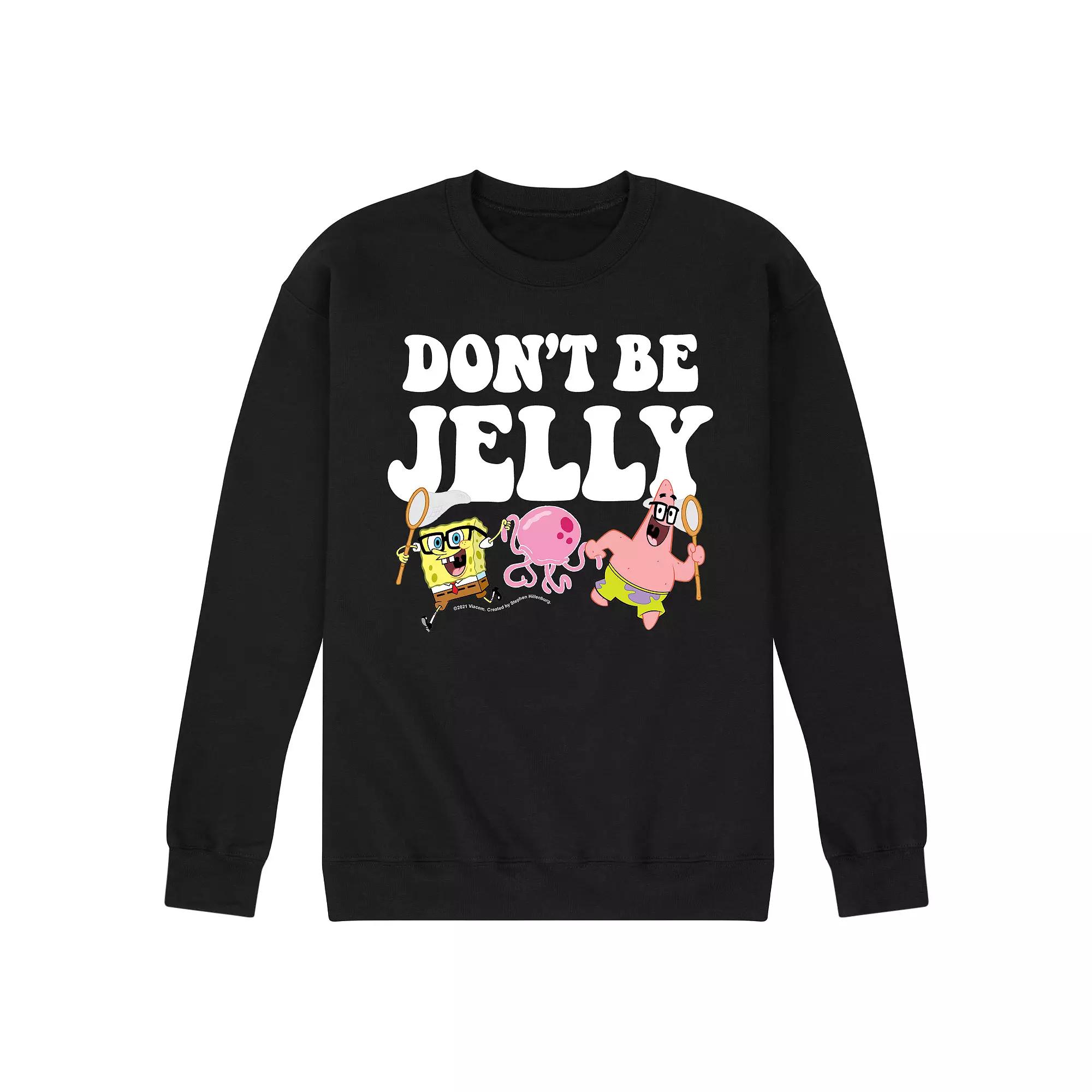 Men's SpongeBob SquarePants Dont Be Jelly Sweatshirt,  Product Image