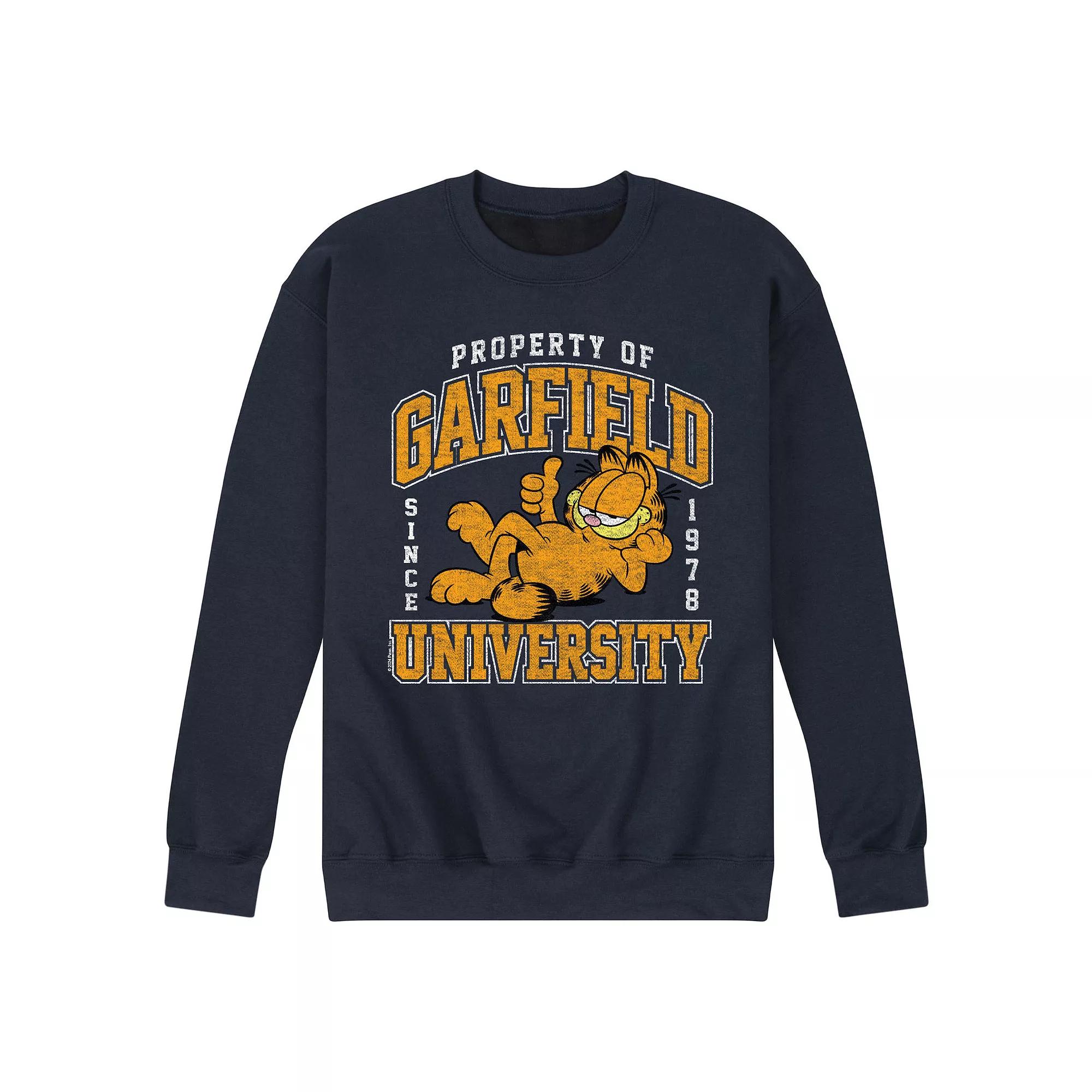 Men's Garfield Varsity Fleece Sweatshirt,  Product Image