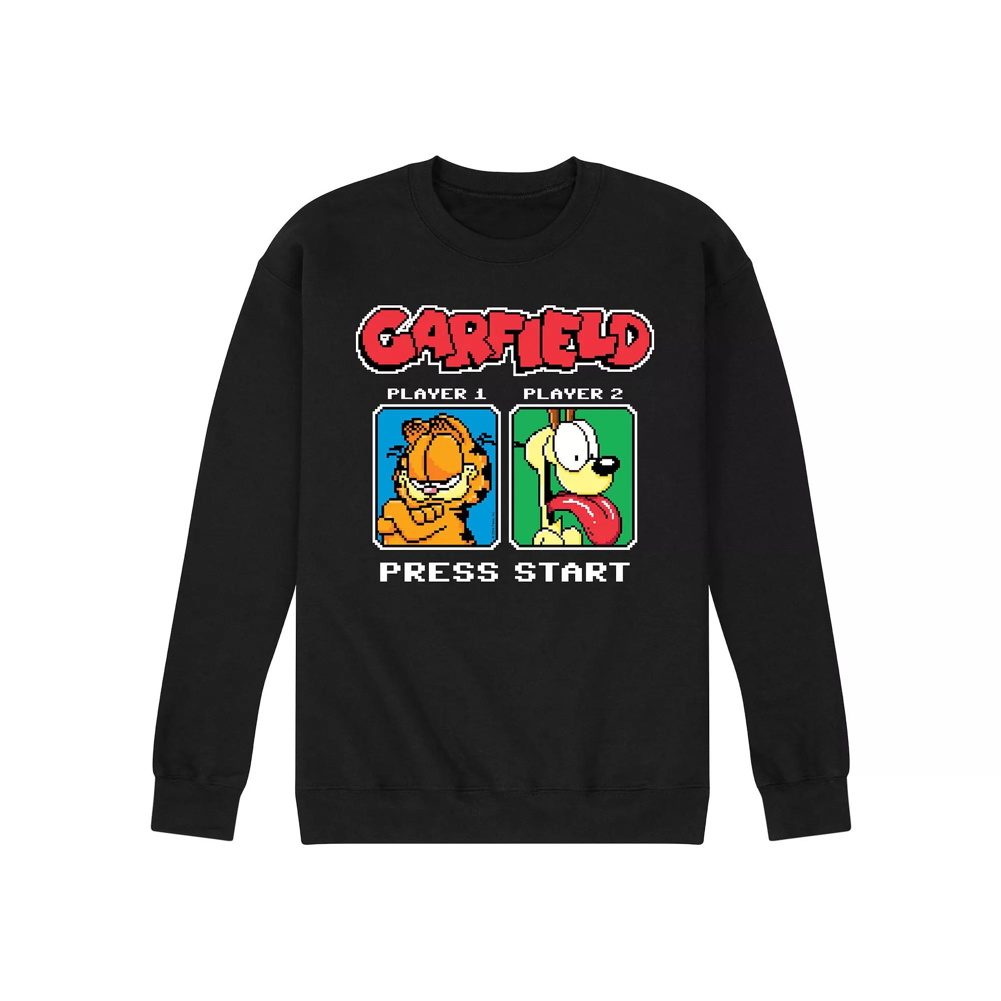 Men's Garfield Odie Game On Fleece Sweatshirt,  Product Image