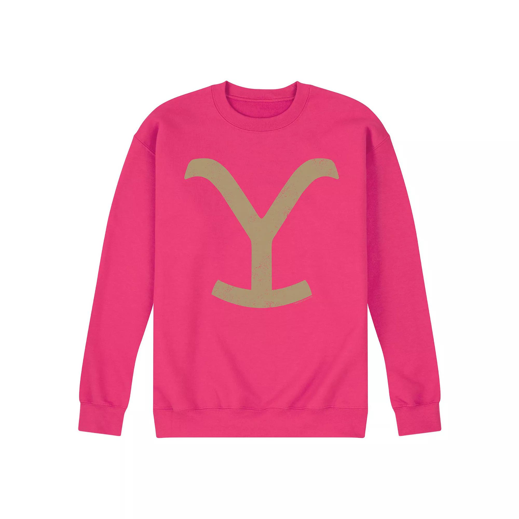 Men's Paw Print Christmas Tree Fleece Sweatshirt,  Product Image