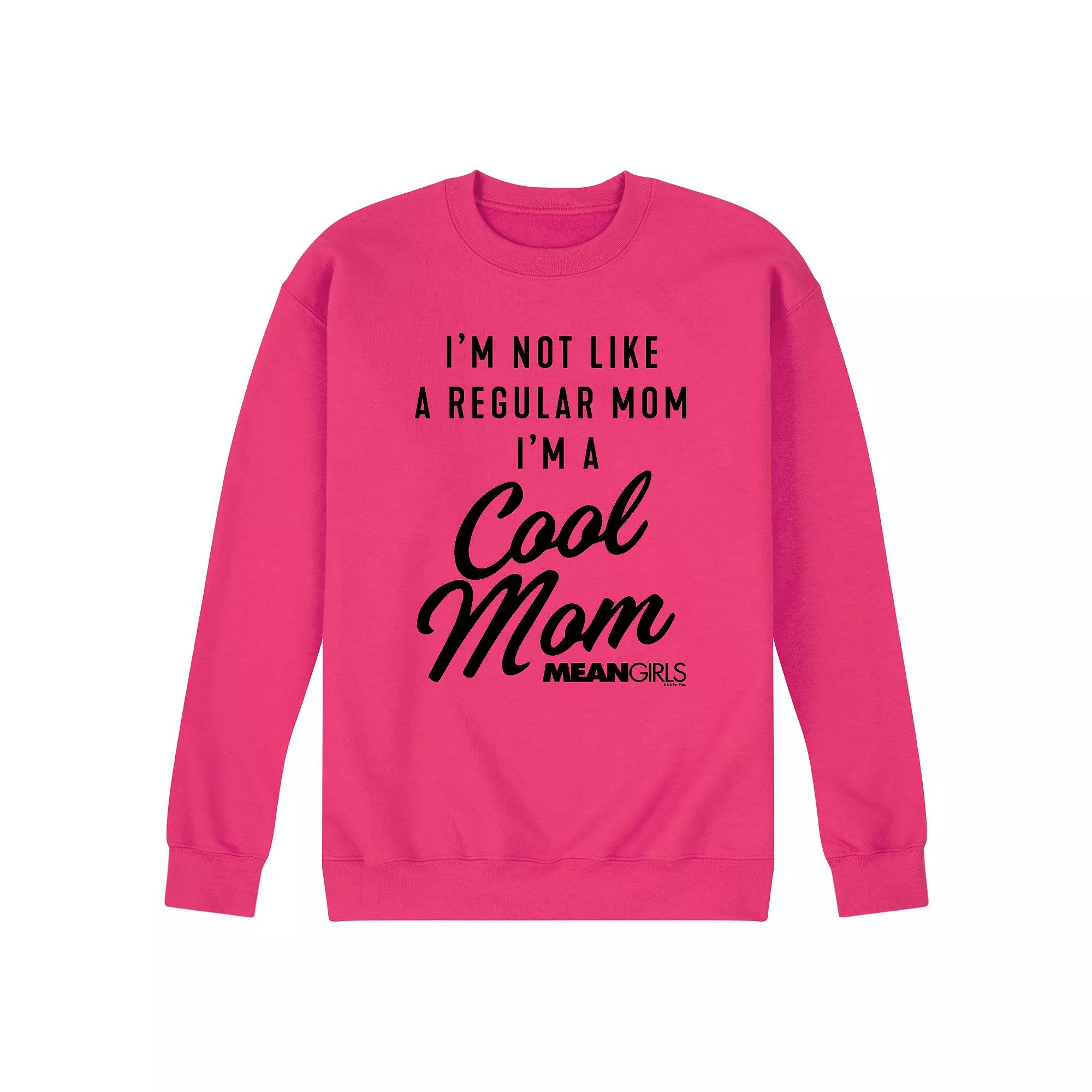 Men's Mean Girls Cool Mom Fleece Sweatshirt,  Product Image