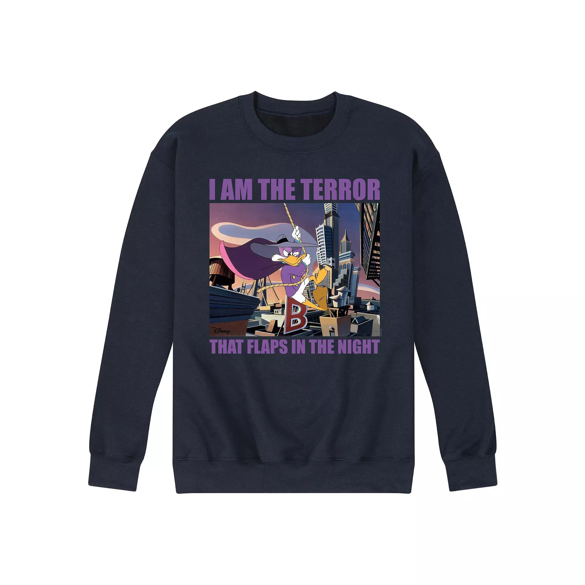 Disney's Darkwing Duck Men's Terror Fleece Sweatshirt,  Product Image