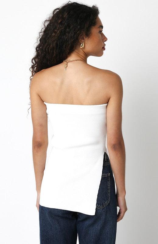 FINAL SALE Cassie Knit Tube Top Product Image