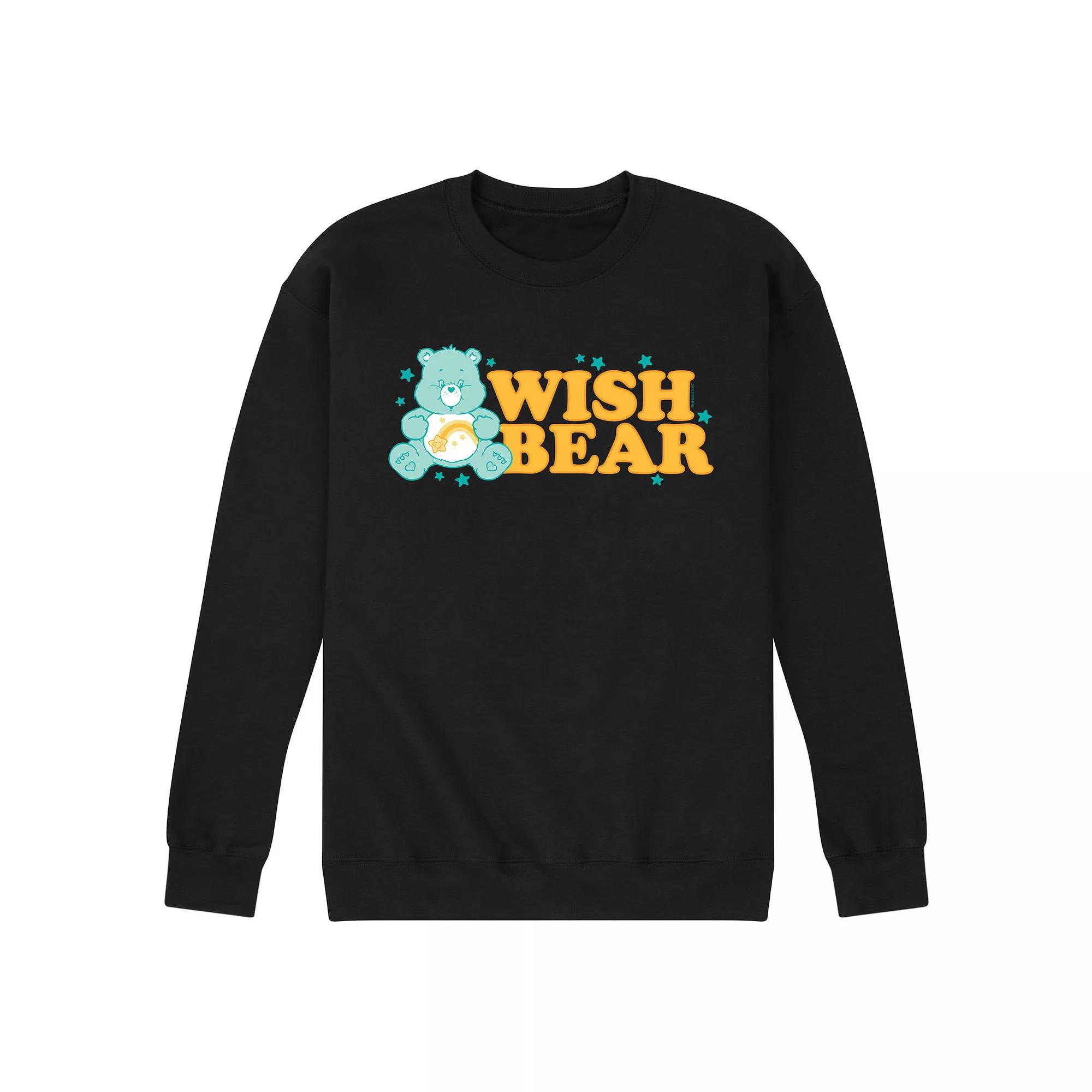 Men's Care Bears Wish Bear Fleece Sweatshirt,  Product Image