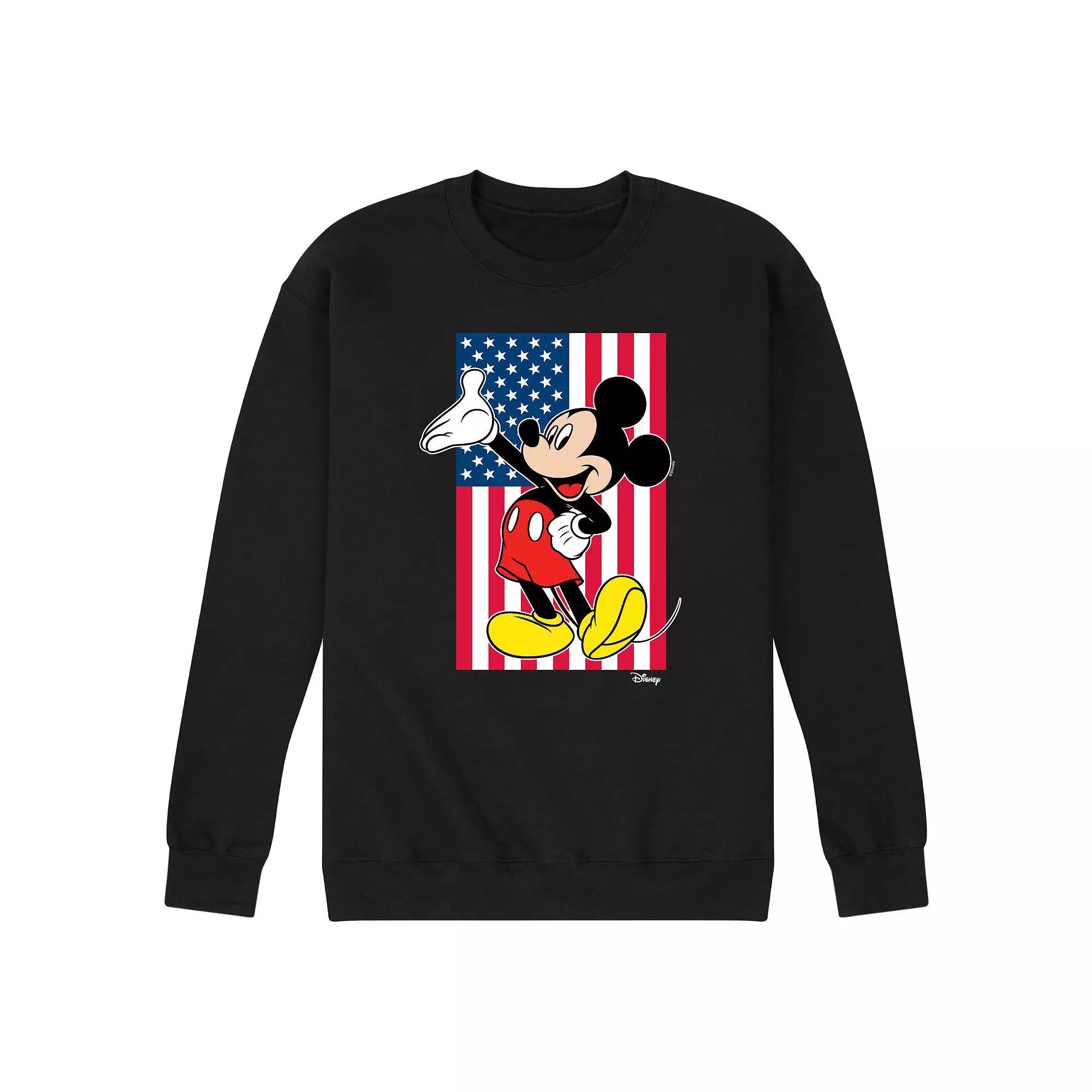 Disney's Mickey Mouse Men's Flag Fleece Sweatshirt,  Product Image