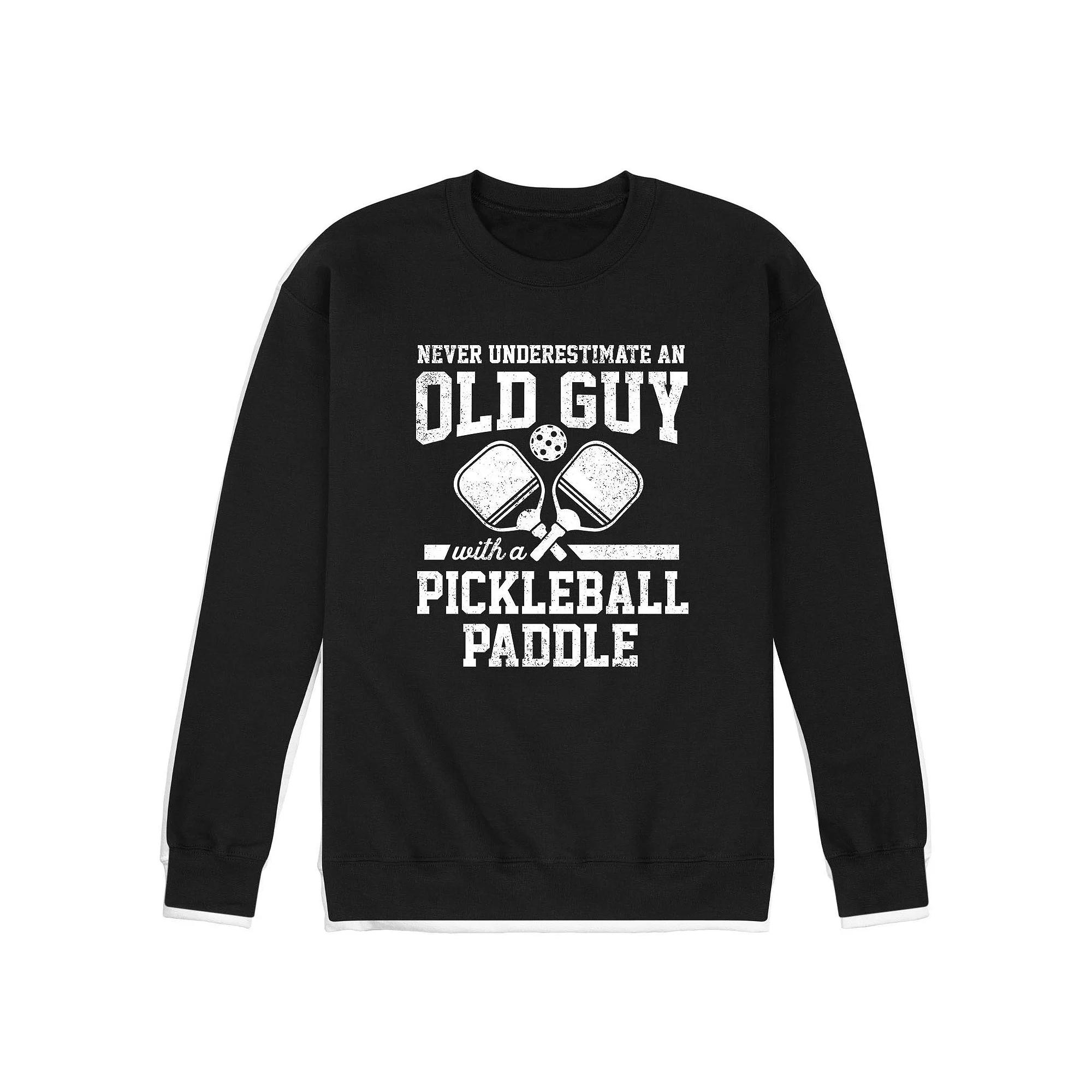 Men's Never Underestimate Old Guy Pickleball,  Product Image