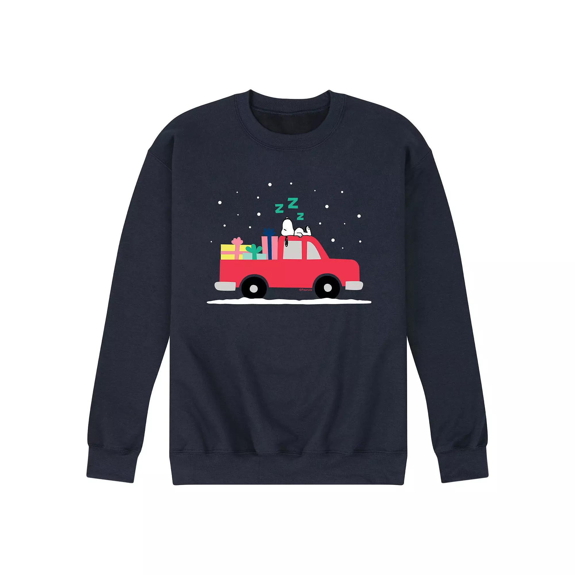 Men's Peanuts Snoopy Sleep Sweatshirt,  Product Image