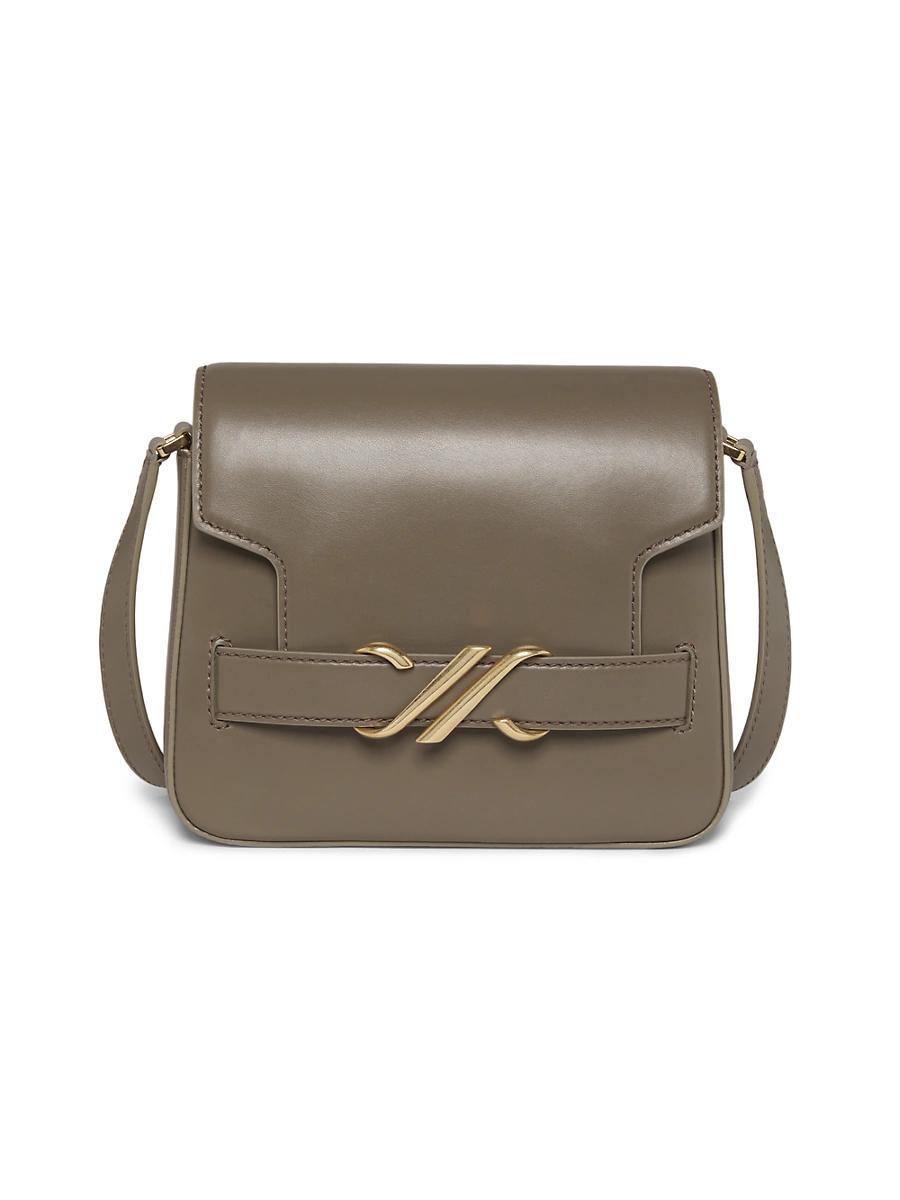 Womens Monogram Leather Box Shoulder Bag Product Image