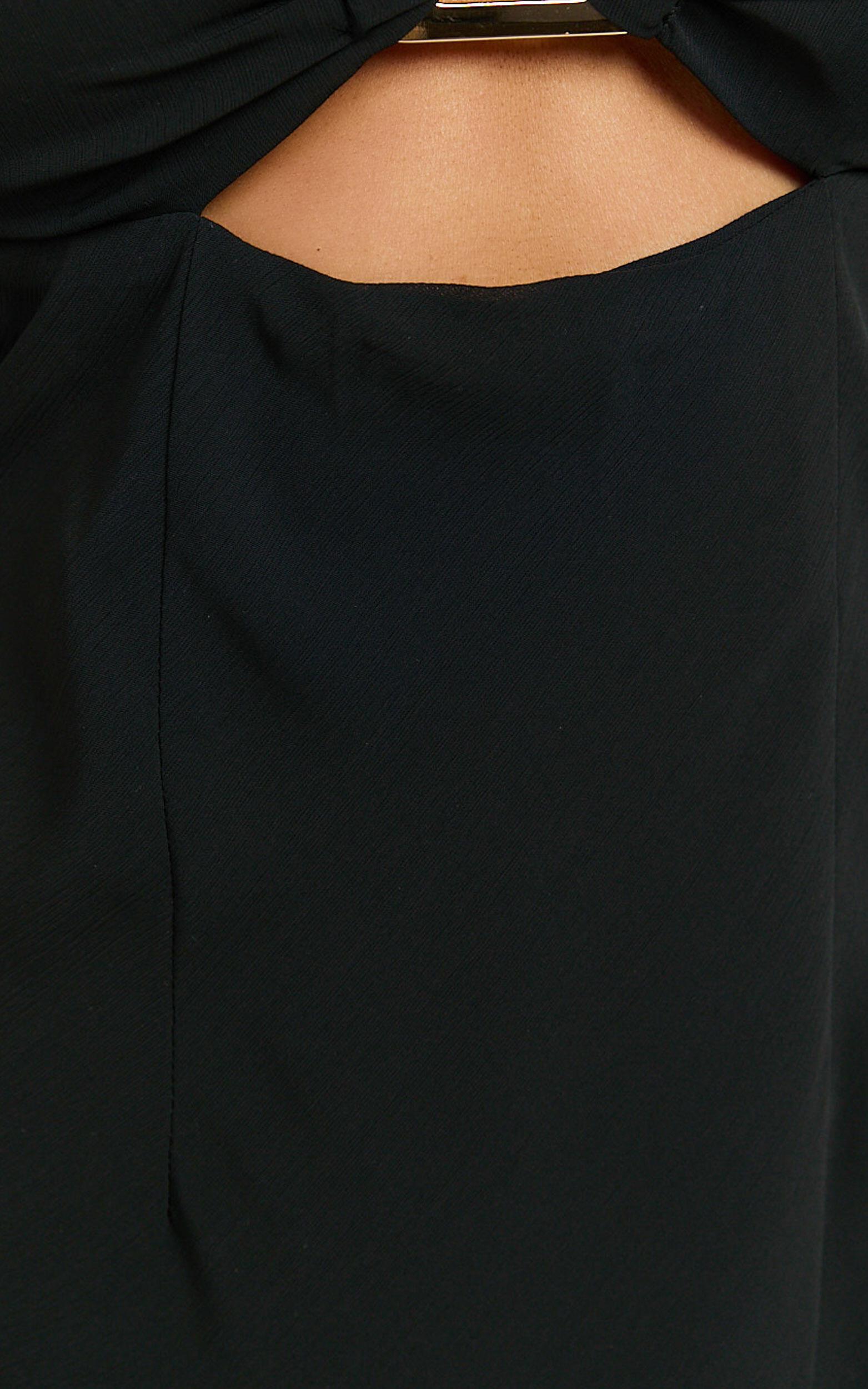 Runaway The Label - Maria Strapless Maxi Dress in Black Product Image