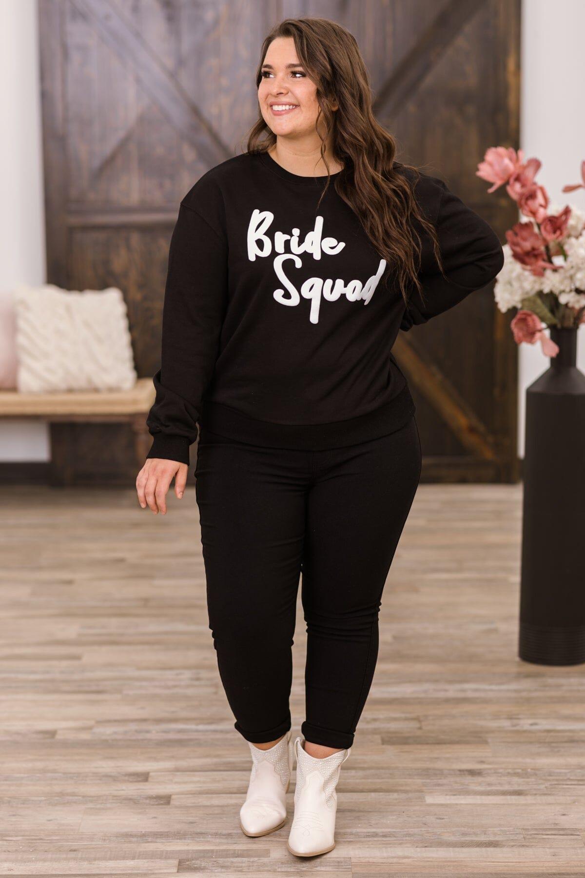Black Bride Squad Graphic Sweatshirt Product Image