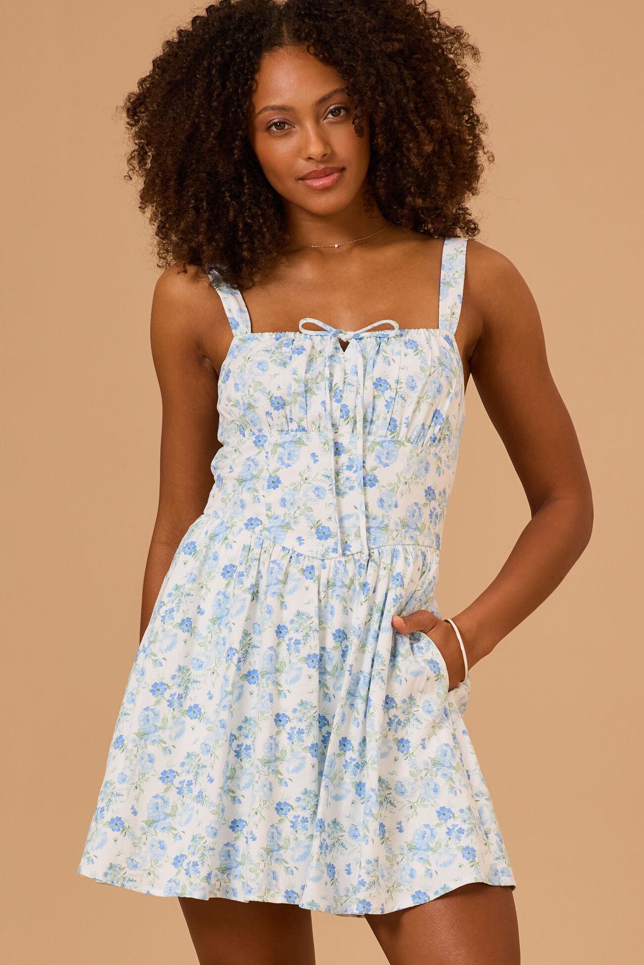 Elle Floral Mini Dress Product Image