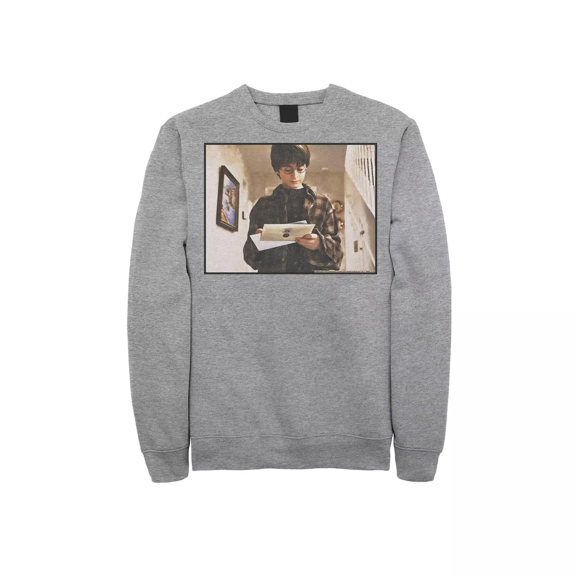 Men's Harry Potter Hogwarts Letter To Harry Nostalgia Style Photo Color Sweatshirt,  Product Image