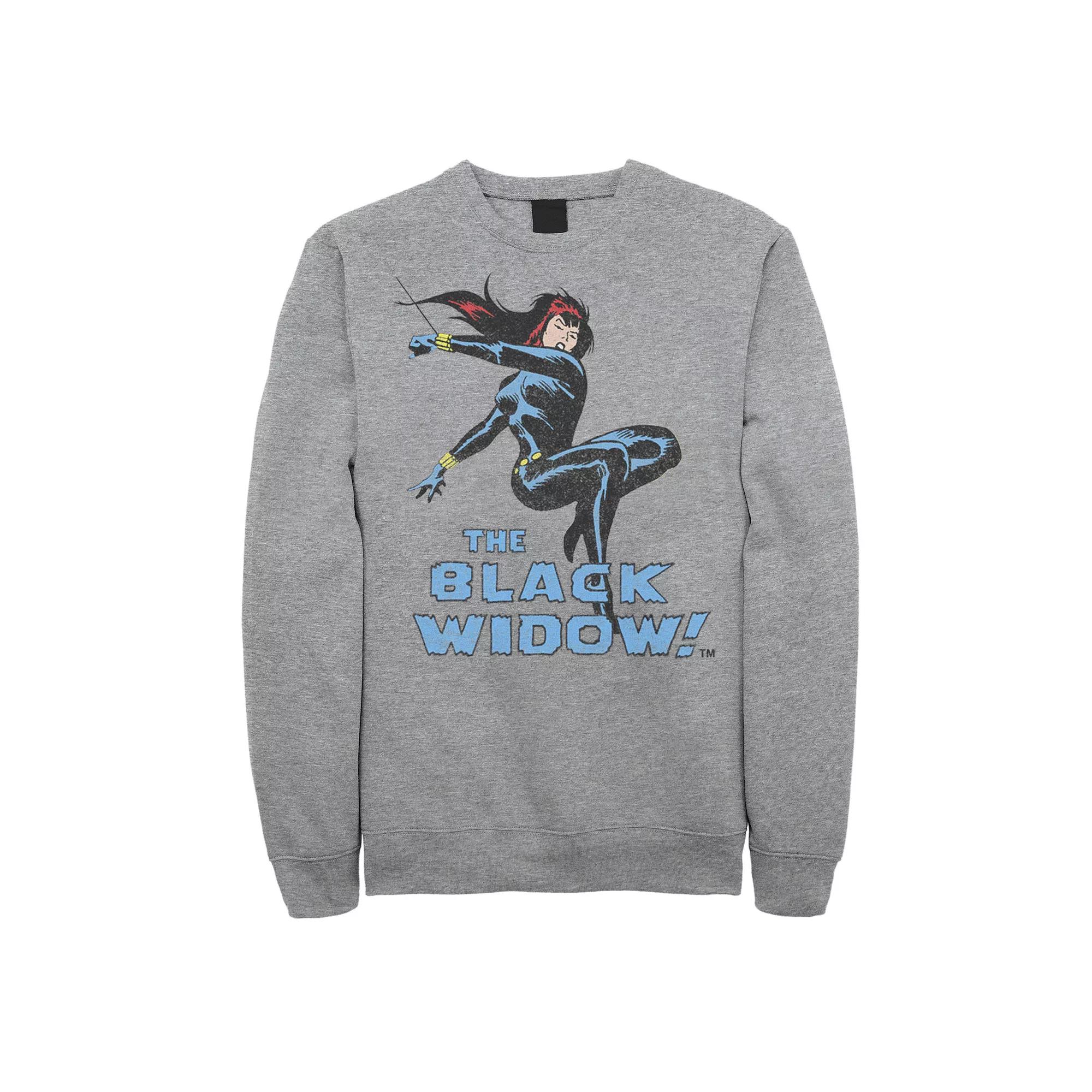 Men's Marvel Swinging In Sweatshirt, Size: Small, Athletic Grey Product Image