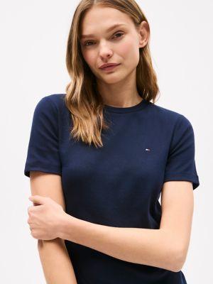 Slim Fit Solid Short-Sleeve Dress Product Image