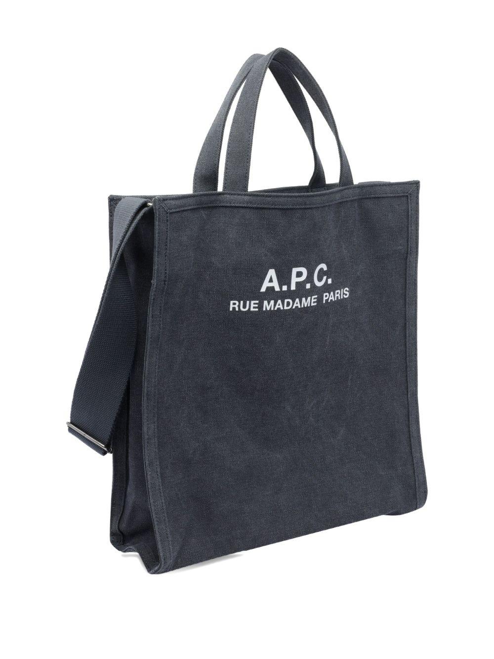 APC A.p.c. Men Recuperation Shopper Bag In Gray Product Image