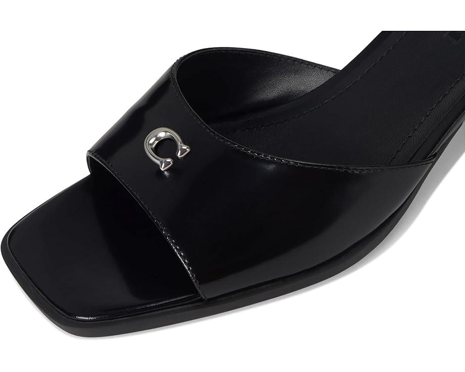 Sculpted C Coated Canvas Block Heel Sandals Product Image