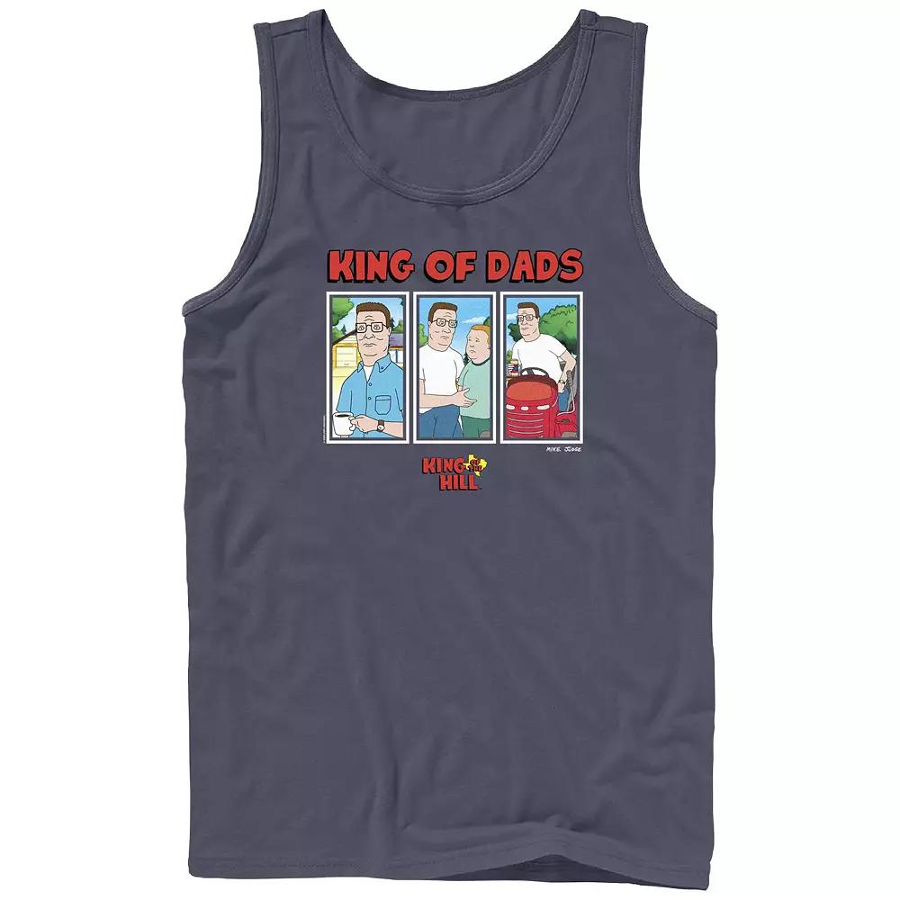 Men's King Of The Hill Hank King Of Dads Graphic Tank,  Product Image