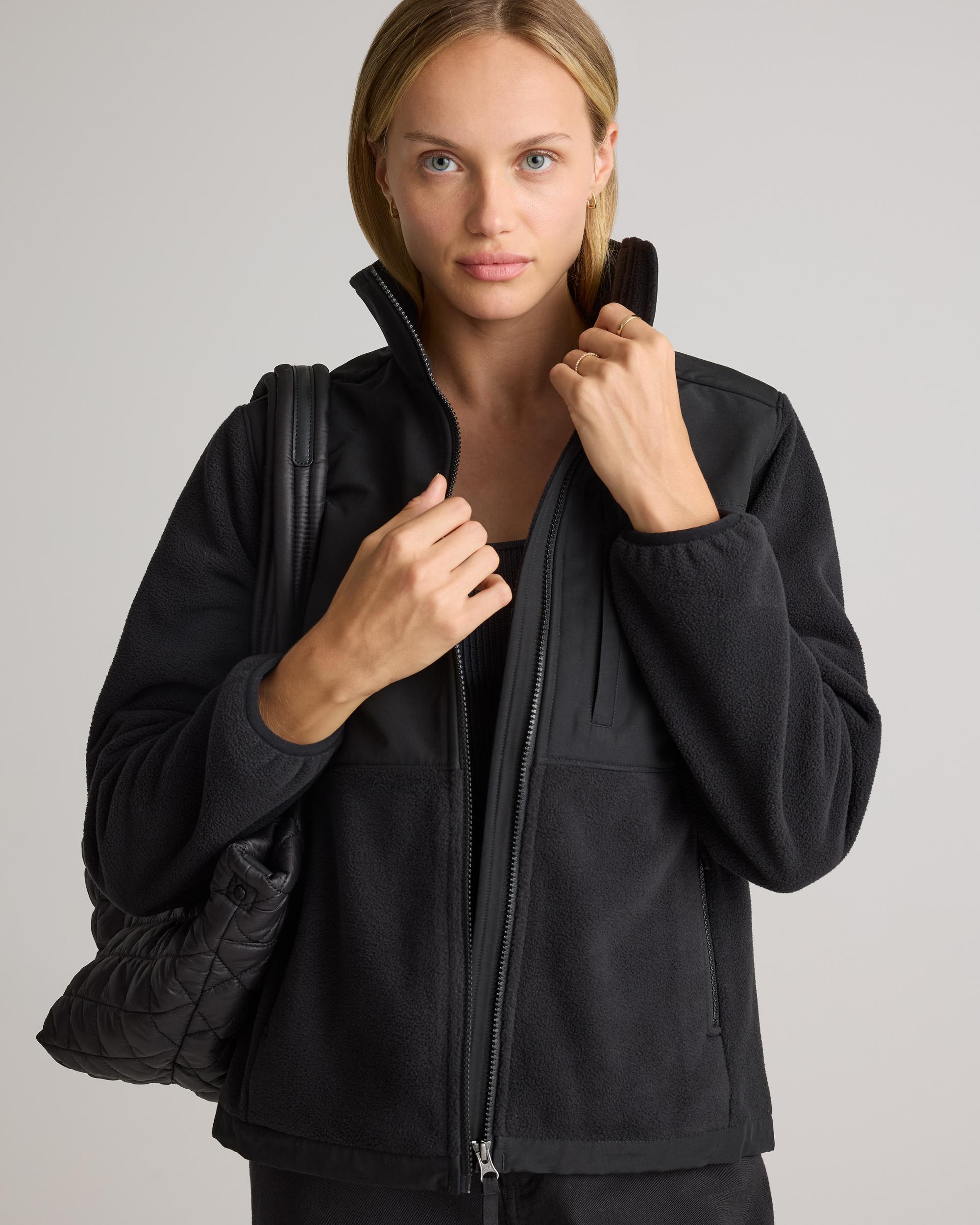 Quince | Women's Polar Fleece Full-Zip Jacket Recycled Polyester Product Image