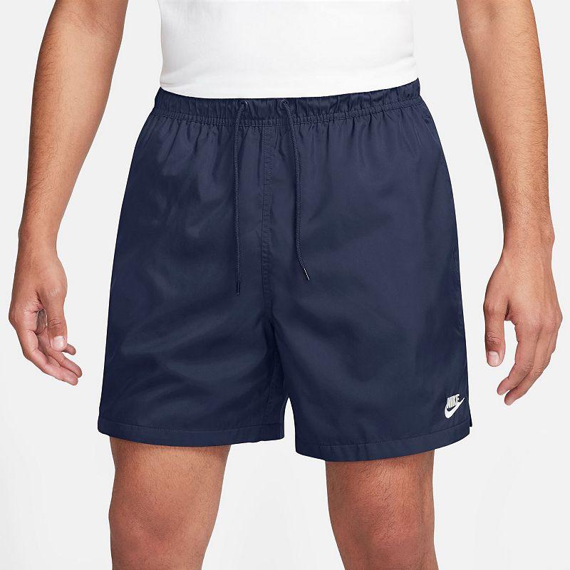 Nike Mens Nike Club Flow Shorts - Mens Black/White Product Image