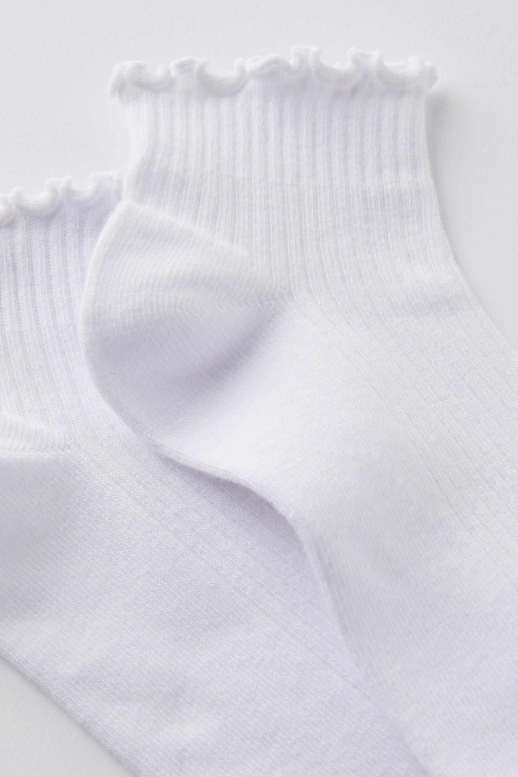 The Perfect Pair Frill Rib Ankle 2Pk Product Image