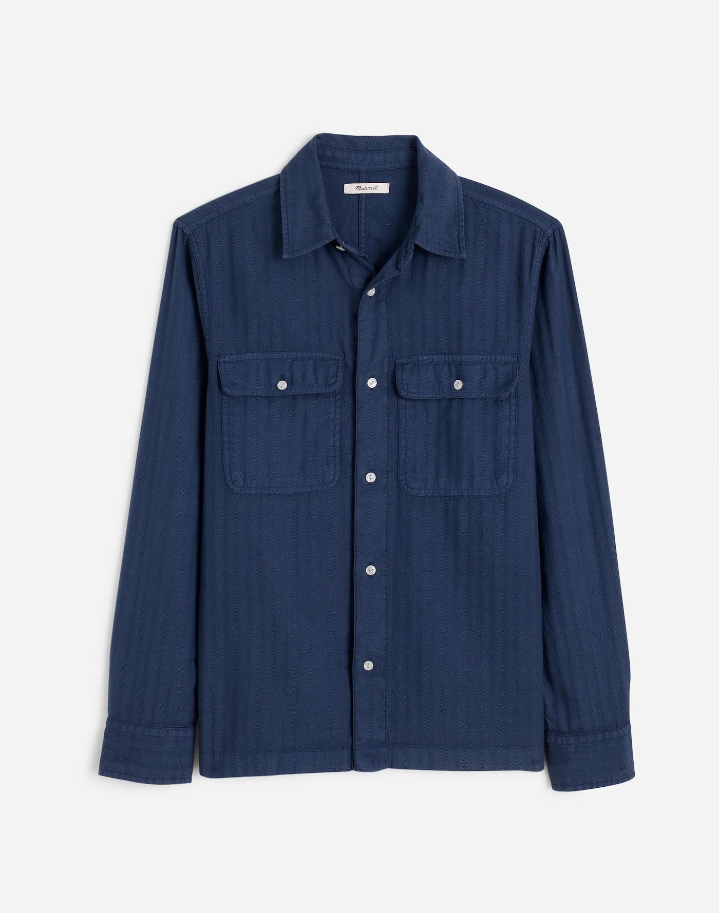 Work Shirt in Cotton-Linen Blend Product Image