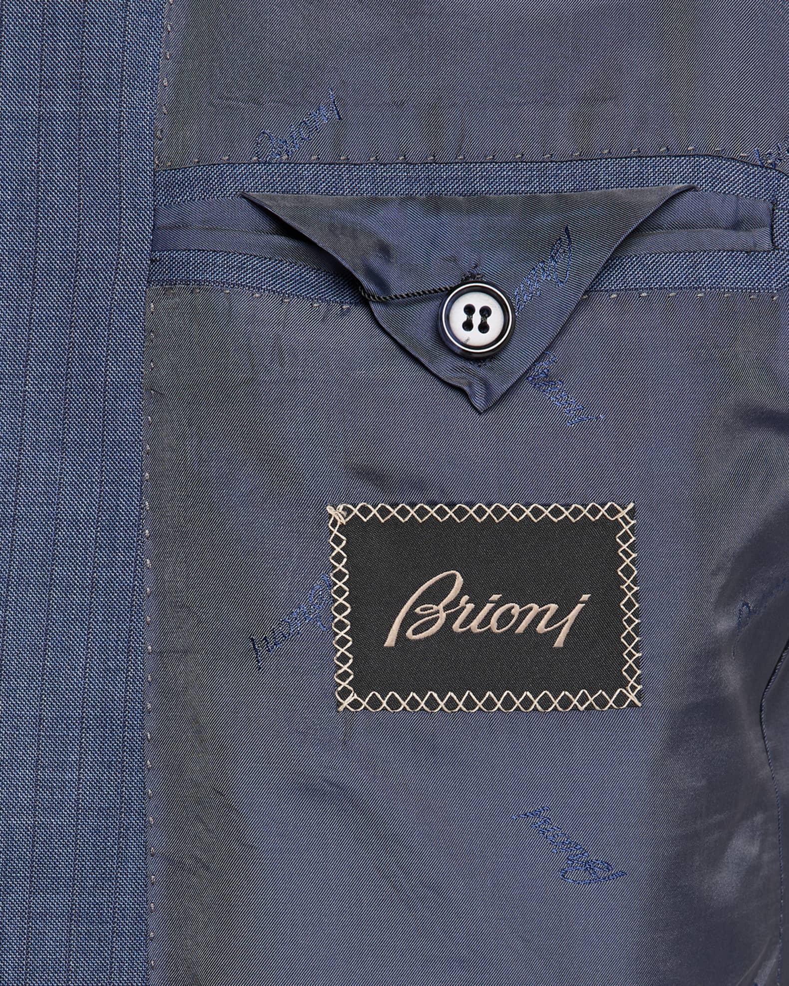 Men's Stripe Modern Fit Two-Piece Suit Product Image