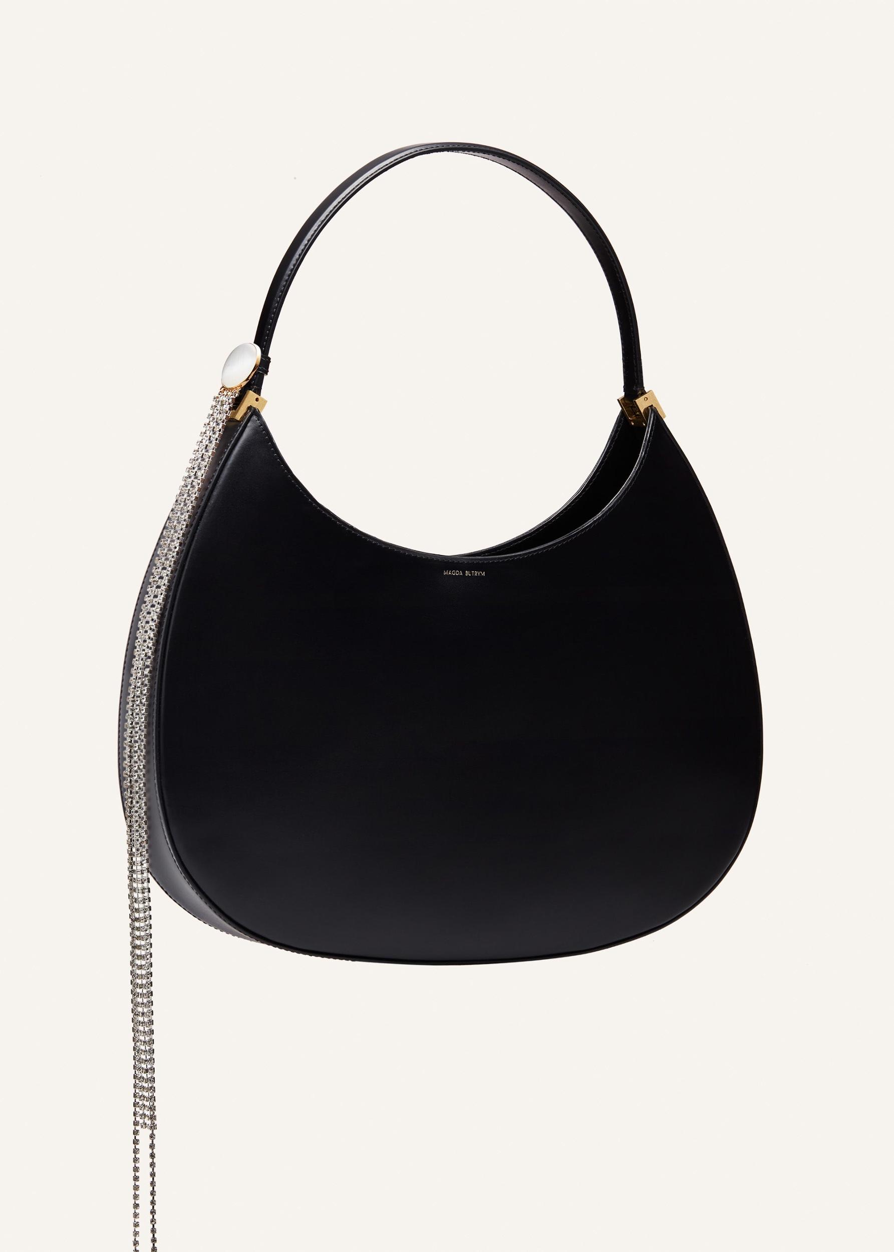 Large Vesna Black Leather Product Image