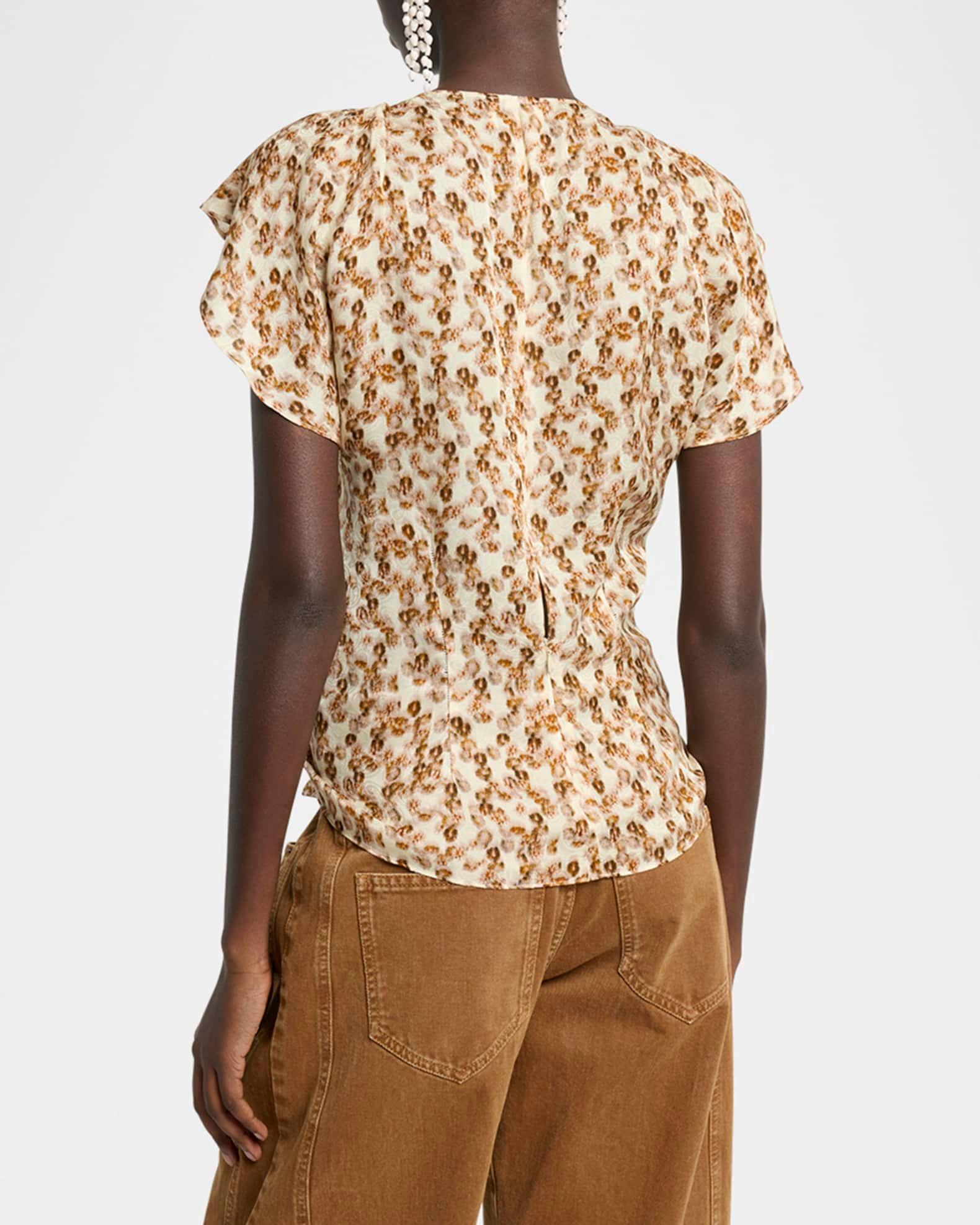 Lonea Ruched Short-Sleeve Top Product Image