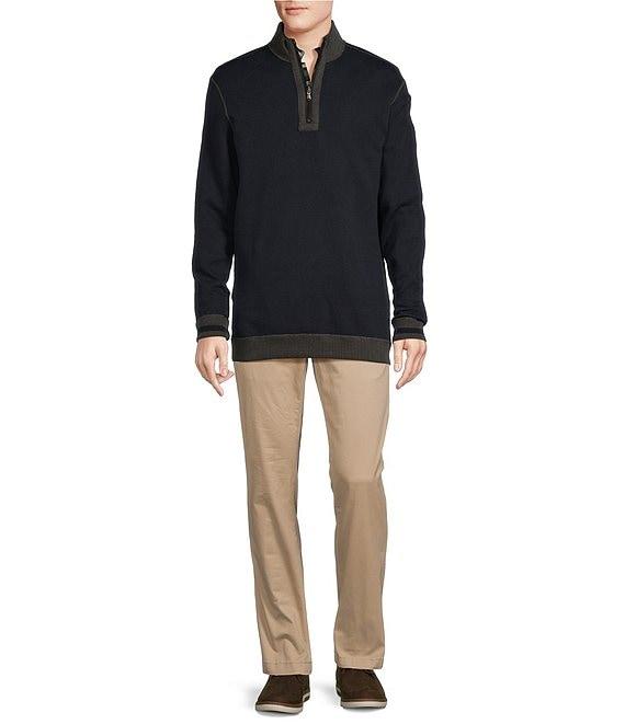 Cremieux Blue Label Solid Reversible Quarter-Zip Pullover Product Image