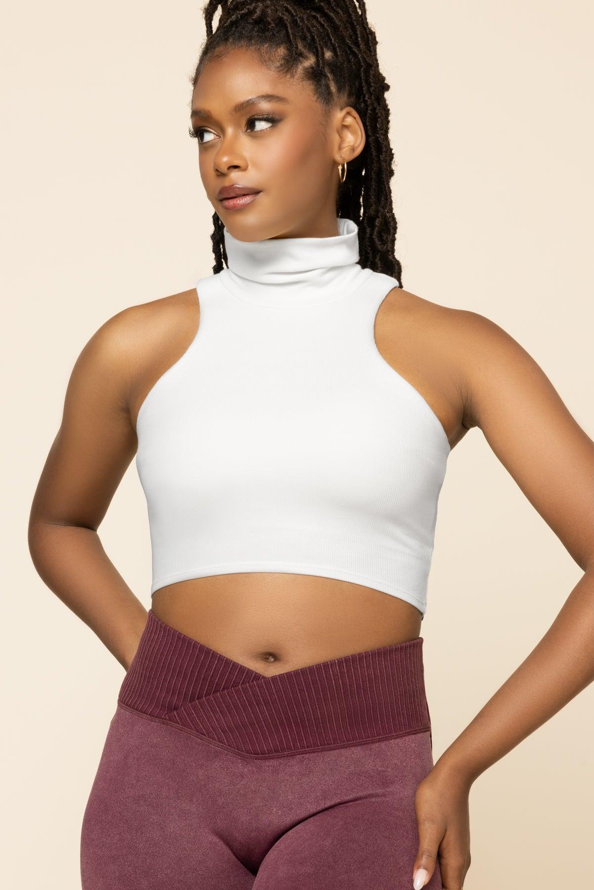 I Feel Cute Crop Top - Bright White Product Image