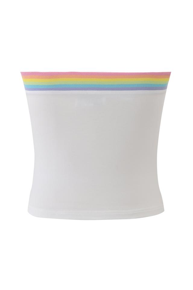 NIJI BOOB TUBE - WHITE Product Image