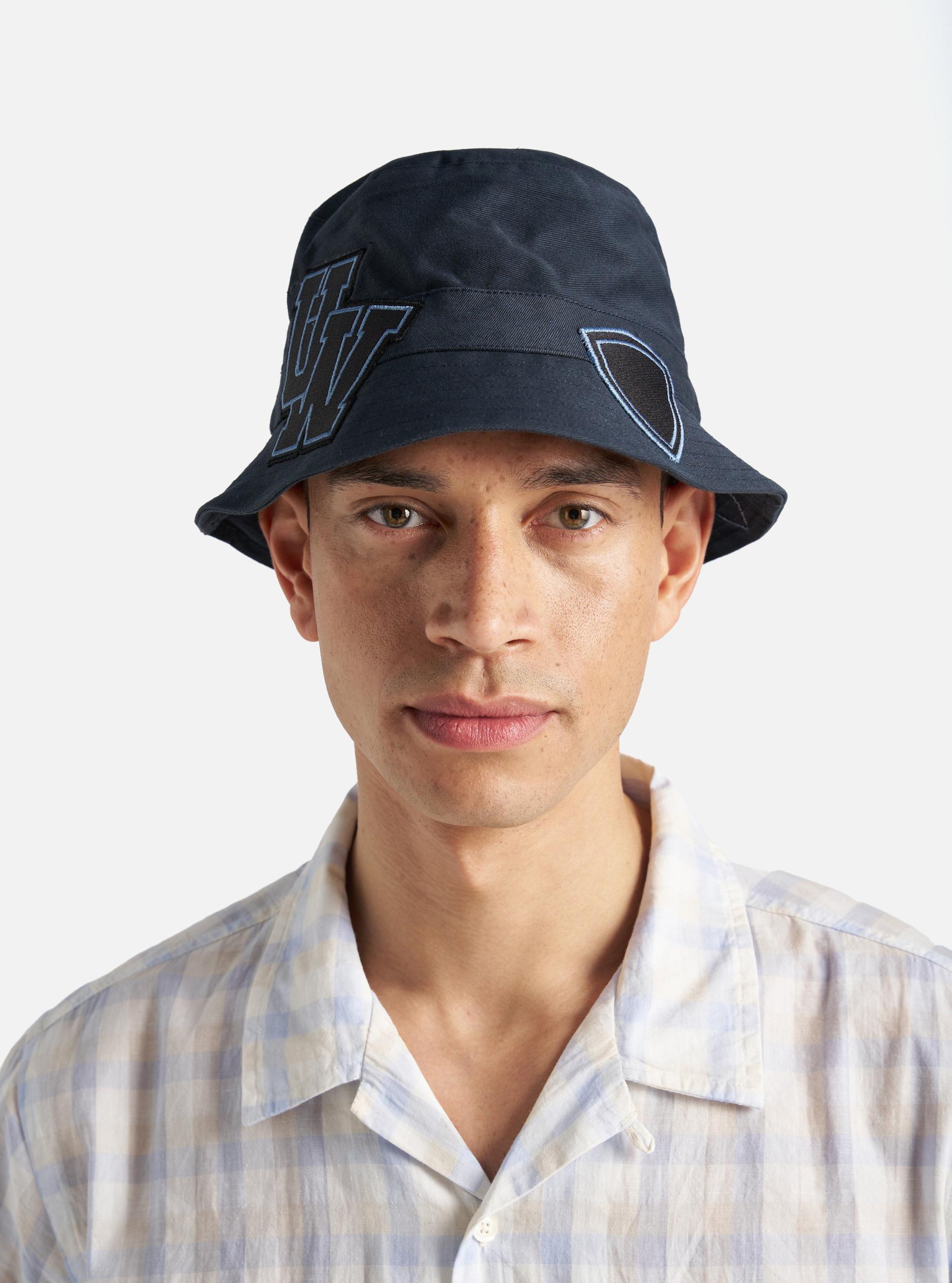 Navy Twill/Badges Bucket Hat Product Image