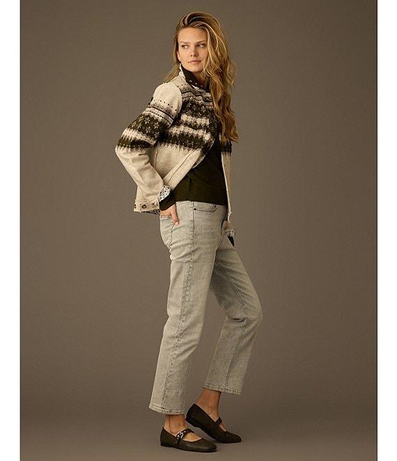 Flag and Anthem Charlie Mid Rise Relaxed Straight Leg Jeans Product Image