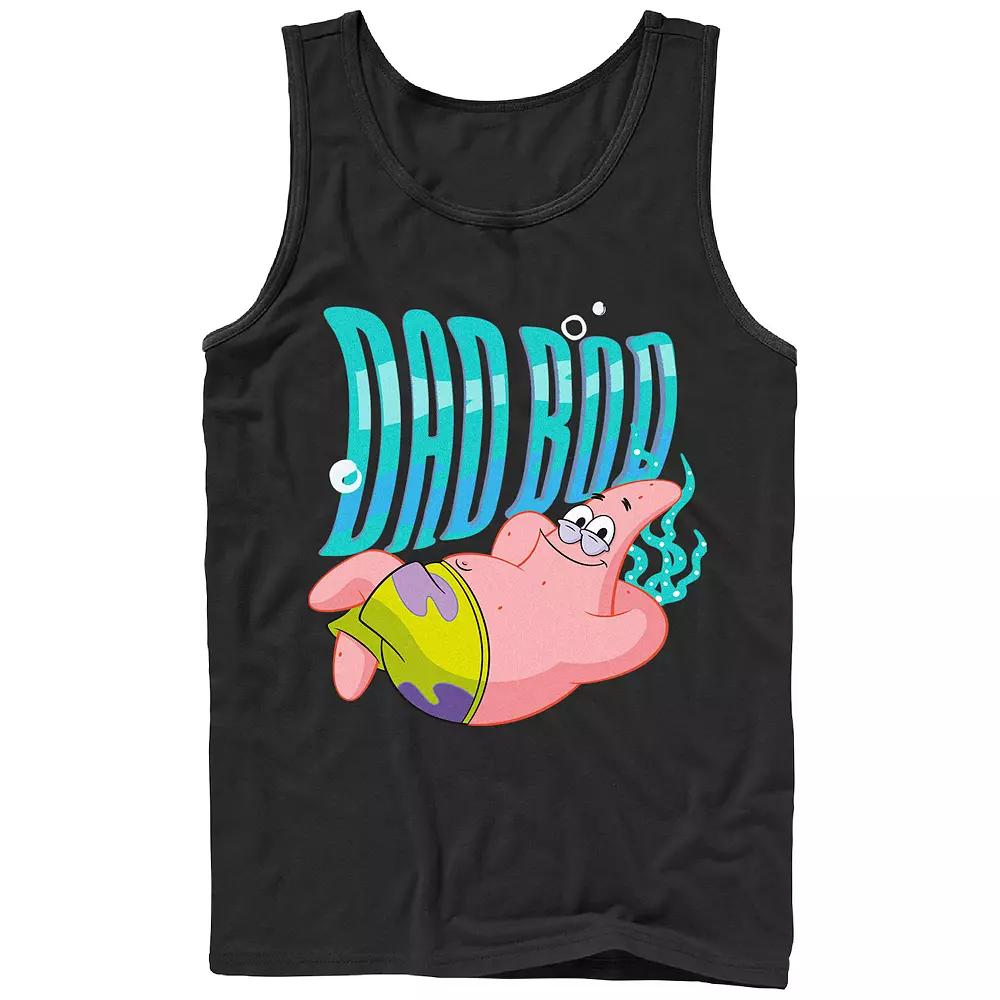Men's SpongeBob SquarePants Dad Bod Patrick Graphic Tank Top,  Product Image
