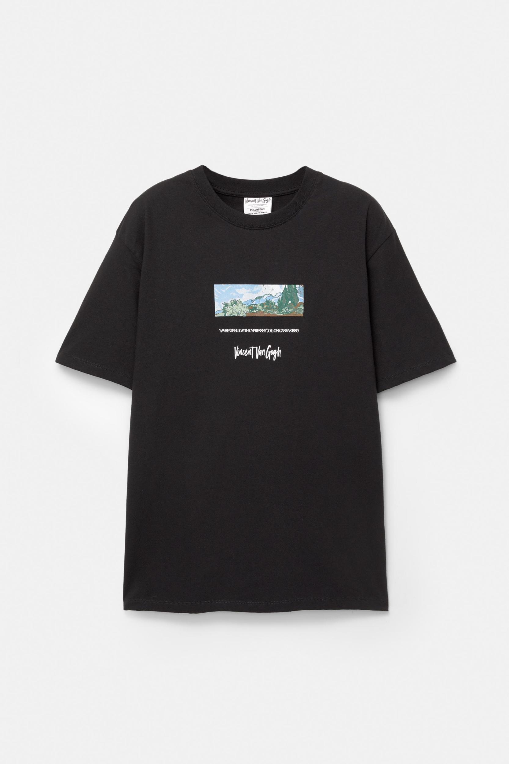Van Gogh “A Wheatfield with Cypresses” T-shirt Product Image