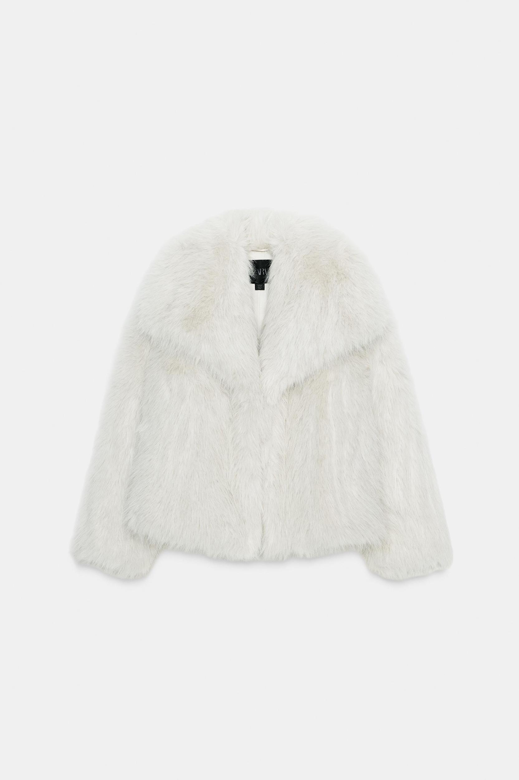 ZW COLLECTION SHORT FAUX FUR COAT Product Image