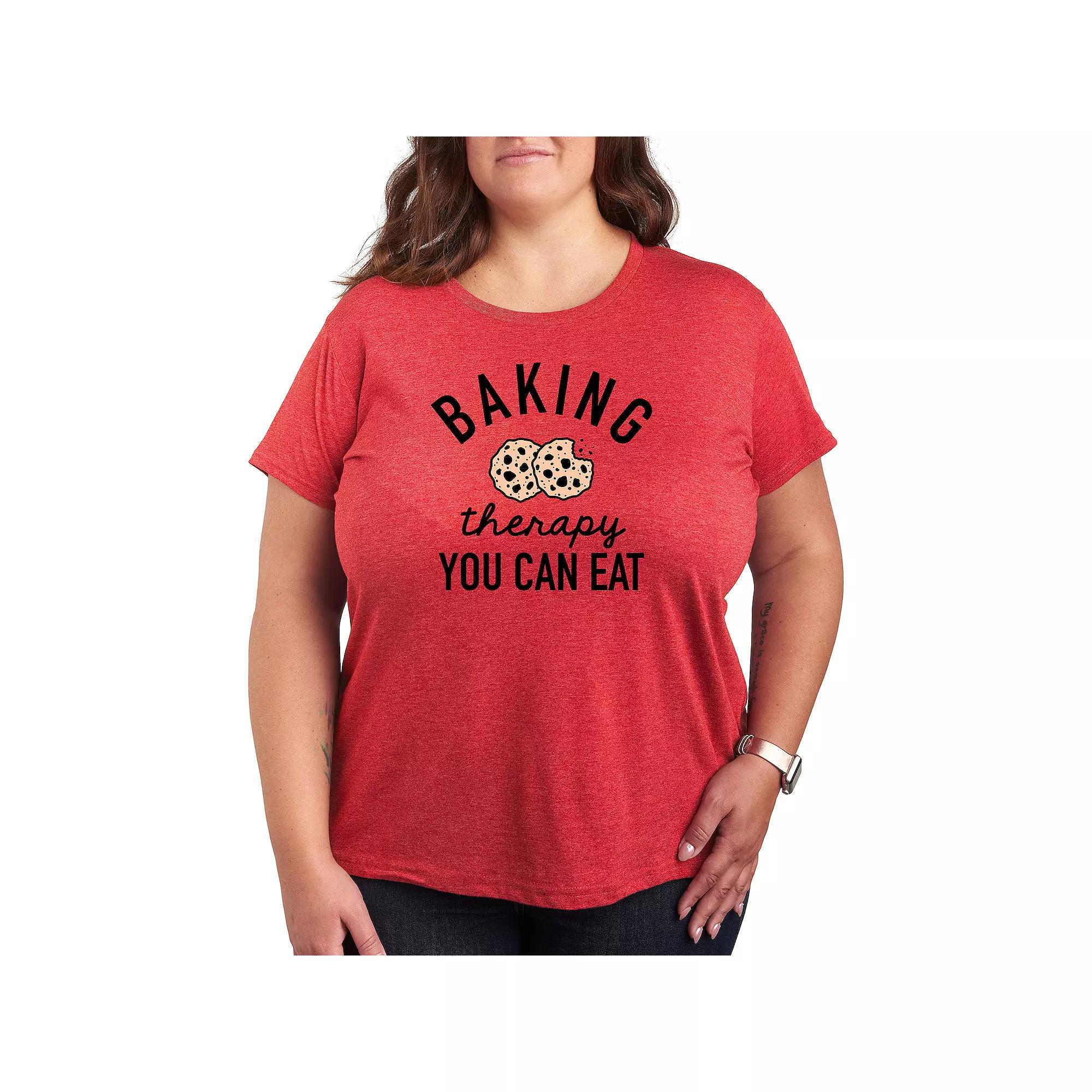 Plus Baking Therapy Graphic Tee, Women's,  Product Image