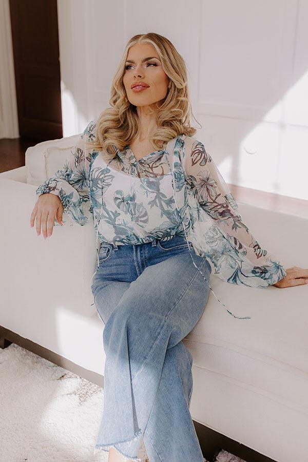 Secret Garden Floral Top Product Image