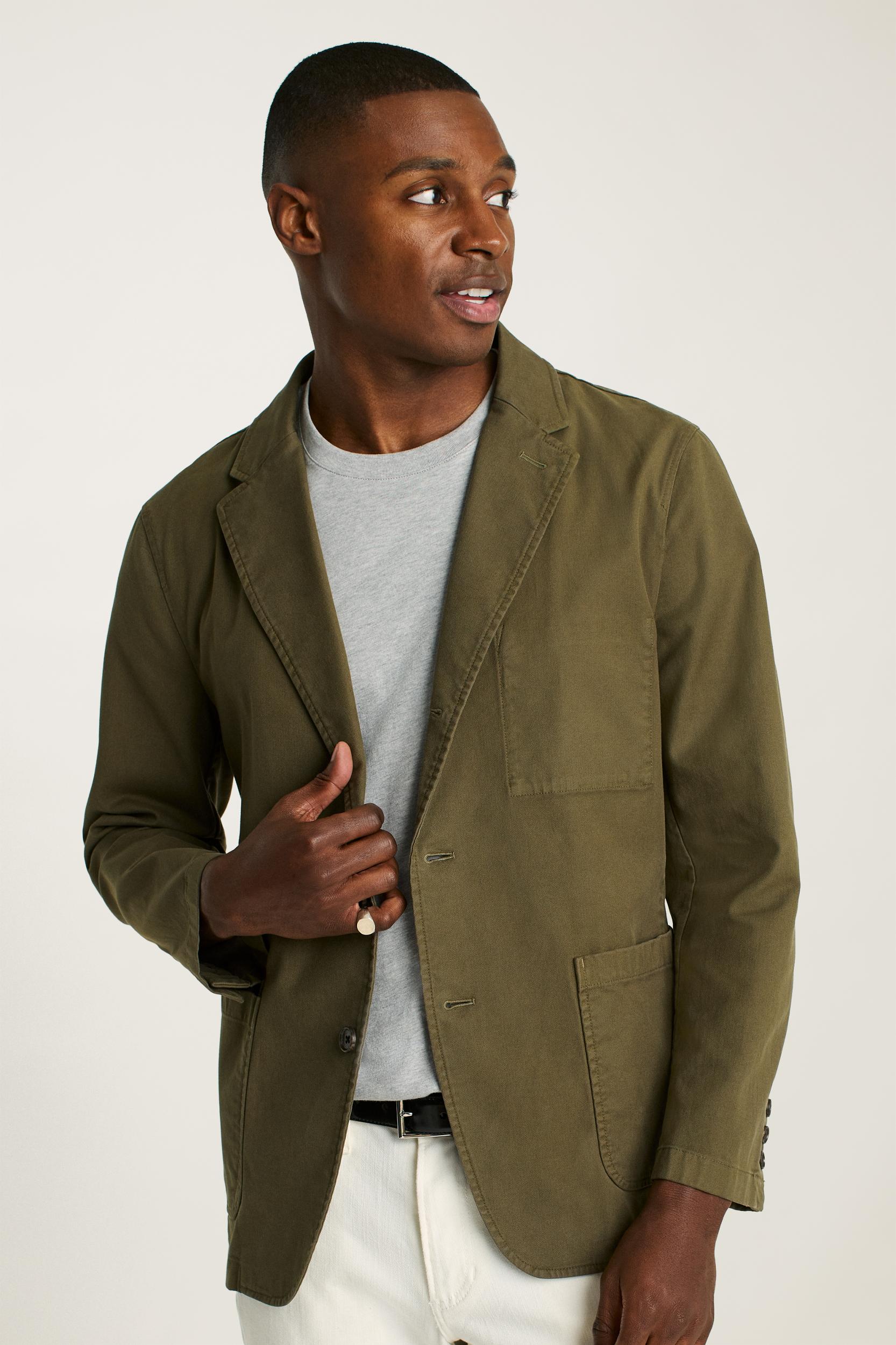 Jetsetter Washed Cotton Blazer Product Image