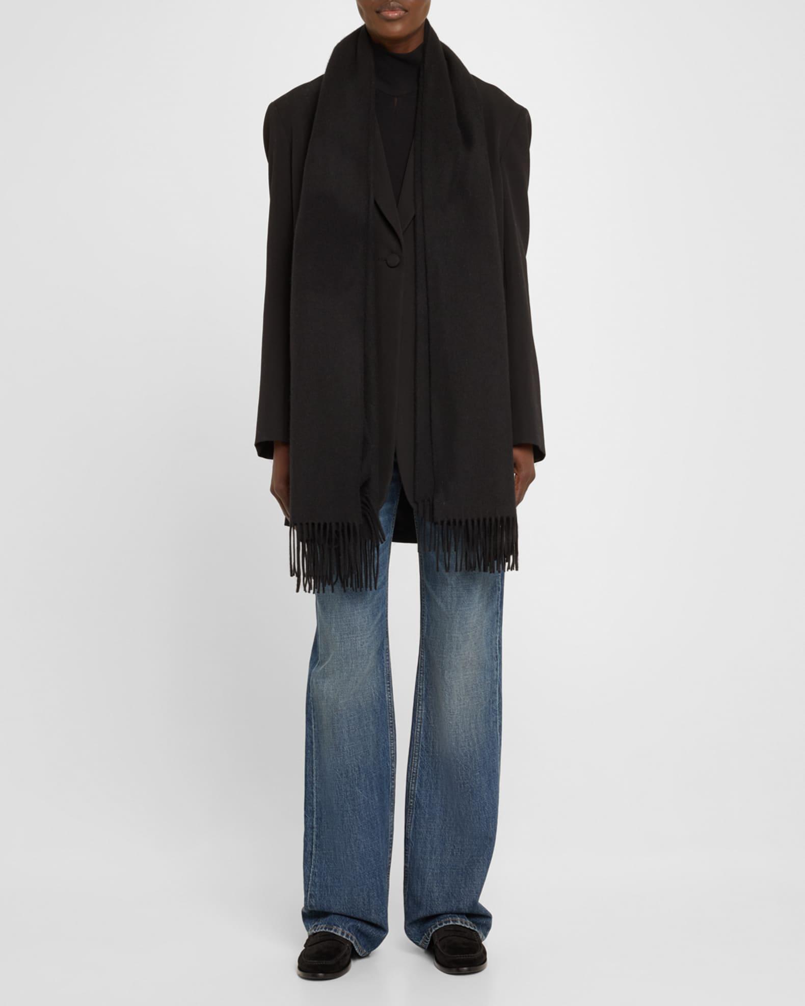 Fringe Cashmere Stole Product Image