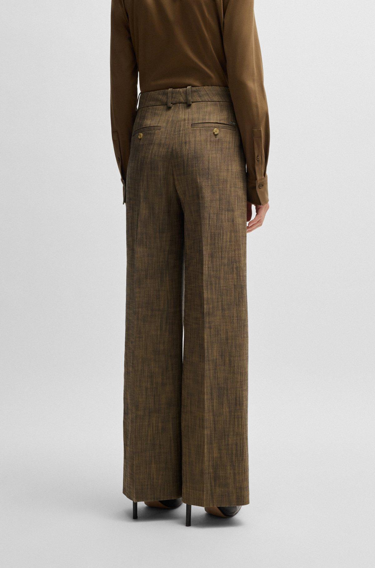 Regular-fit trousers with pleated front Product Image