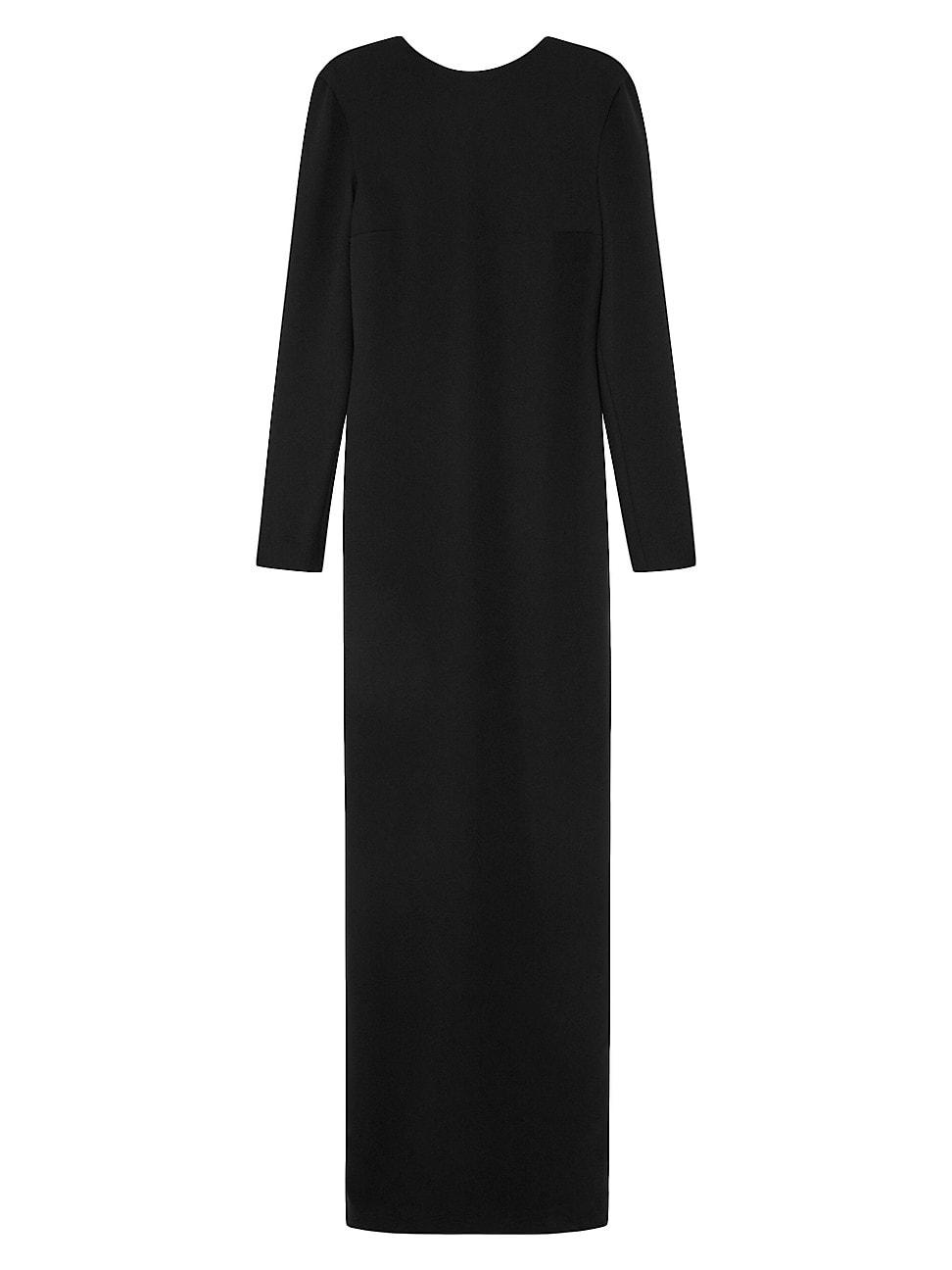 Womens Christabel Plunge-Back Gown Size 0 Product Image