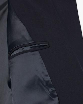 Embroidered Logo Slim Fit Wool Blazer Product Image