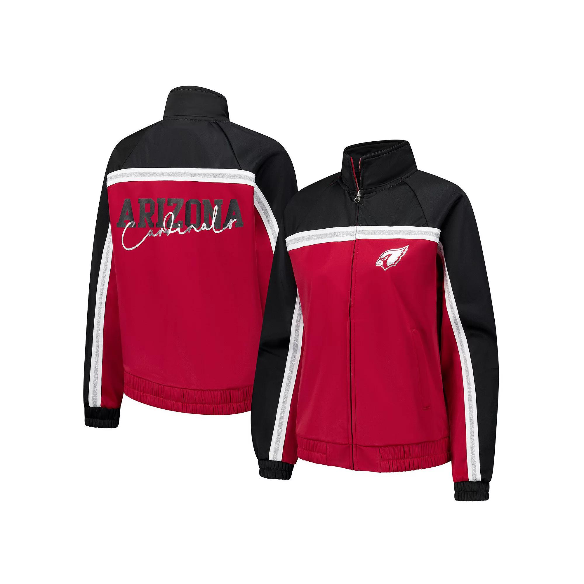 Women's G-III 4Her by Carl Banks Cardinal Arizona Cardinals Post Game Full-Zip Track Jacket, Size: XL, Red Product Image
