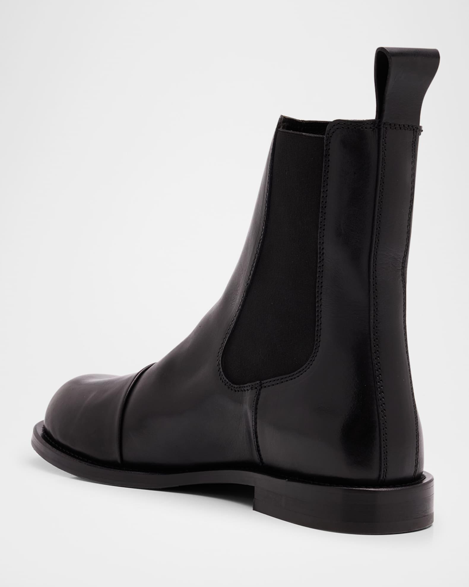 Men's Leather Cap-Toe Chelsea Boots Product Image