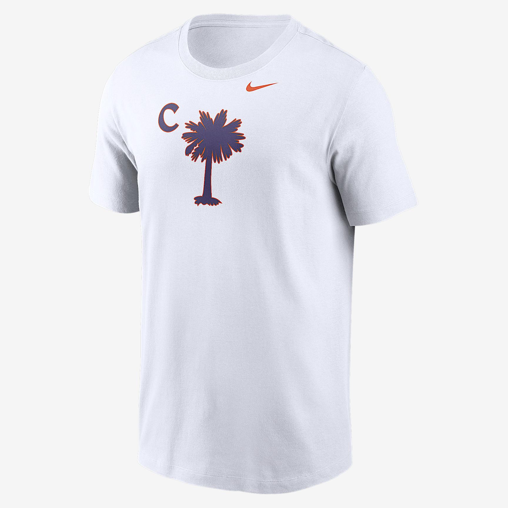 Clemson Palmetto C Nike Mens College T-Shirt | N19910ACLN-A5W Product Image