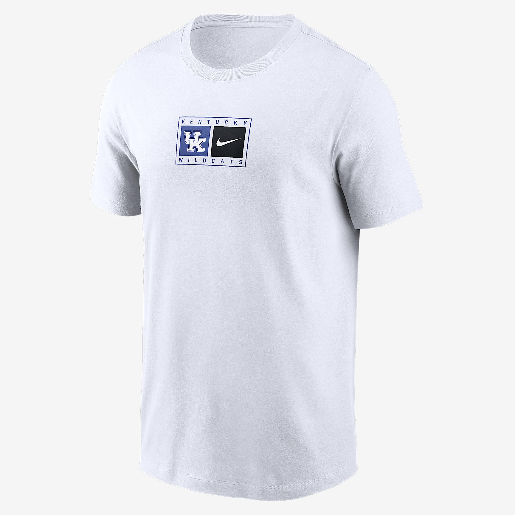 Kentucky Campus Logo Swoosh Nike Mens College T-Shirt | N19910ANKY-4B6 Product Image