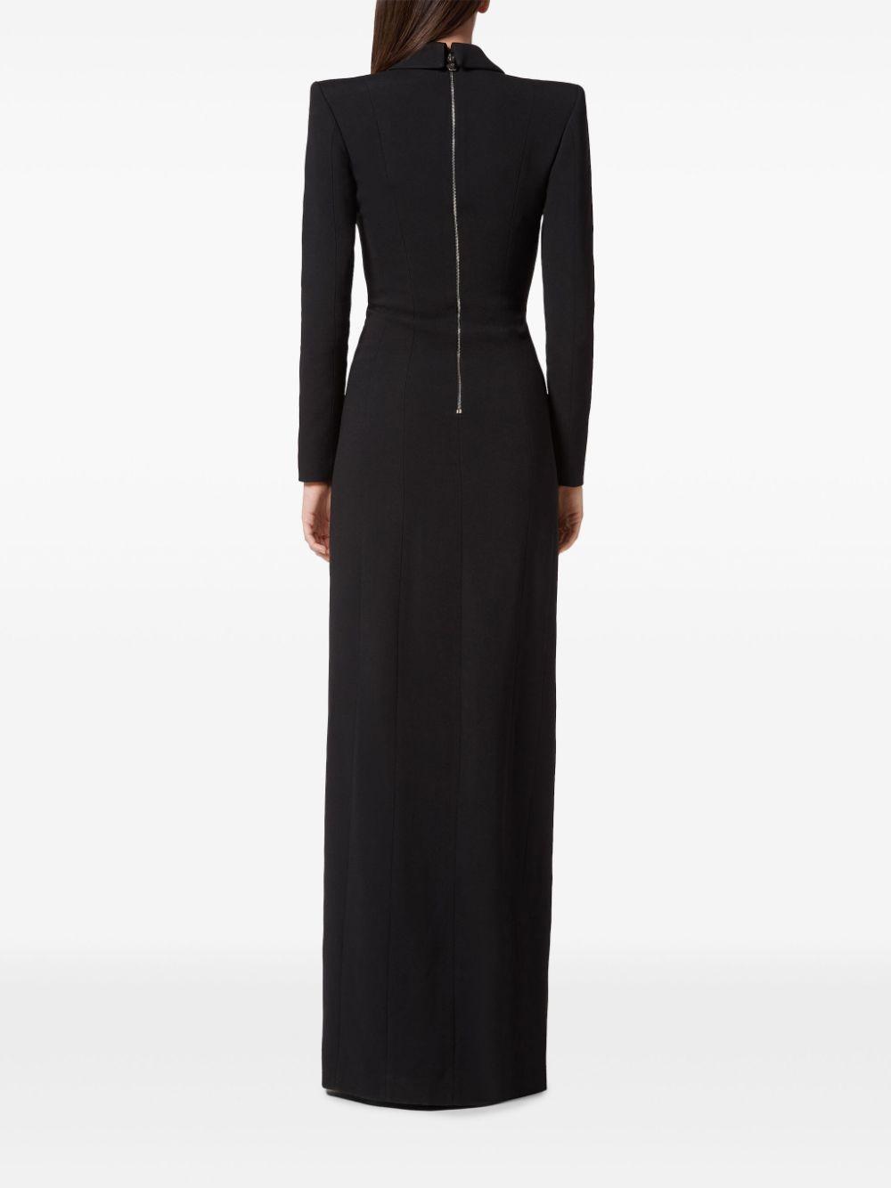 crystal-embellished V-neck maxi dress Product Image